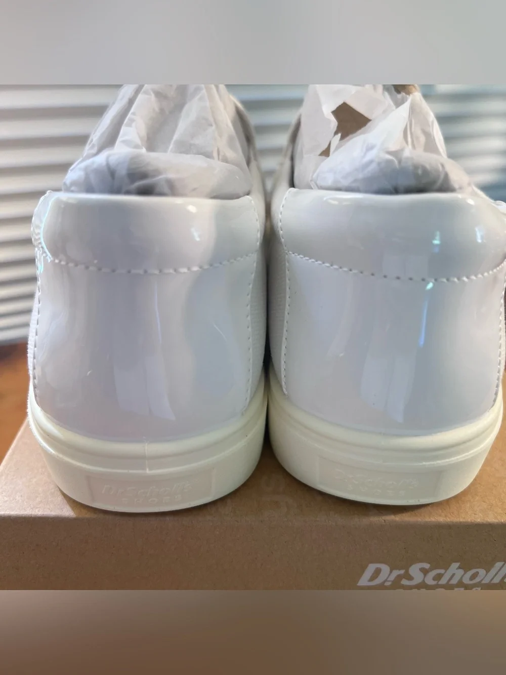 NEW Dr Scholl’s Wmns Madison Cloud Slip On Sneaker, White Canvas, Size 8